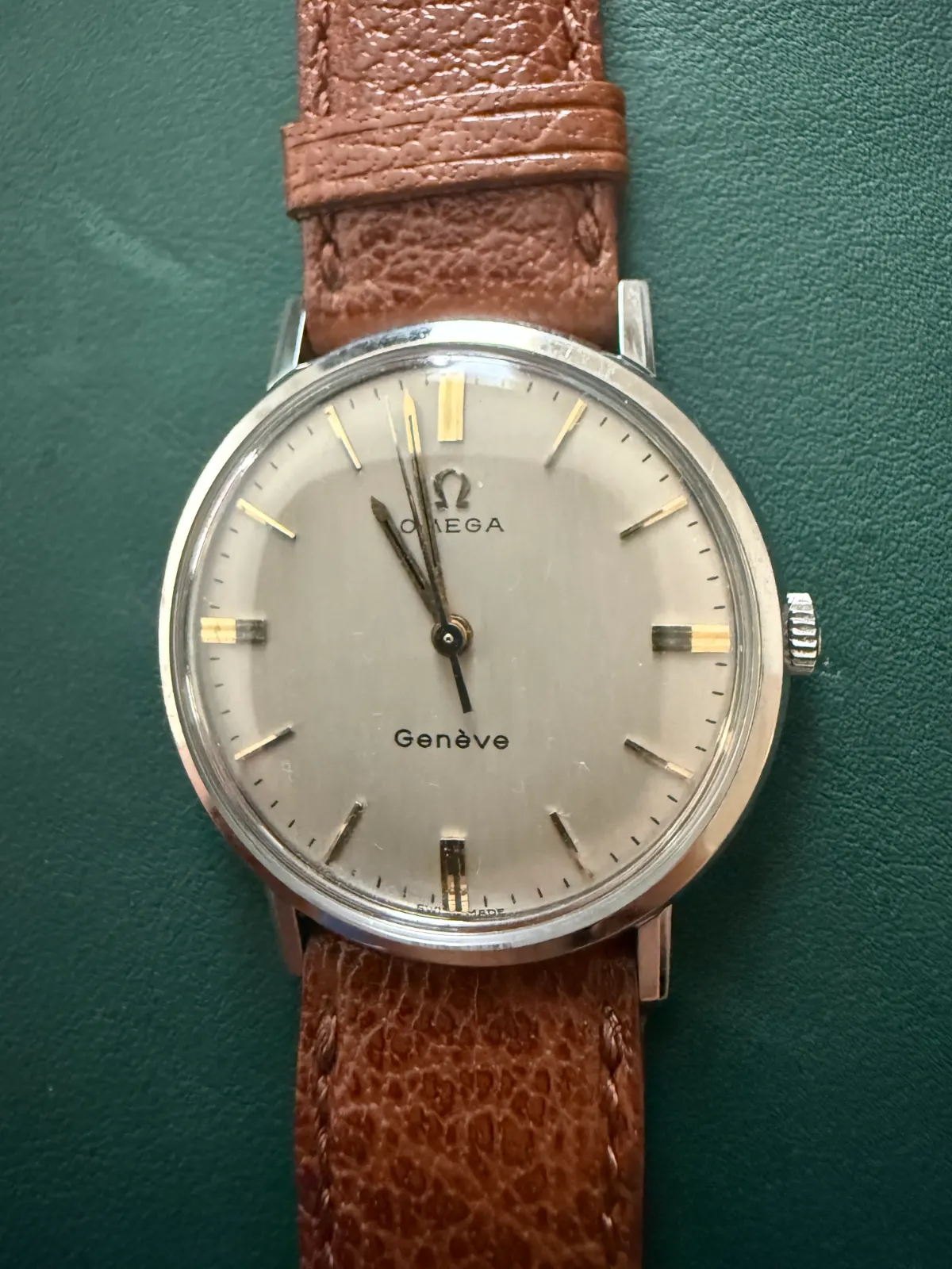 Orologio vintage Omega Genève Ref. 131.019 · Calibro 601 · Carica manuale · Acciaio · 34 mm · Circa 1965 — foto 1