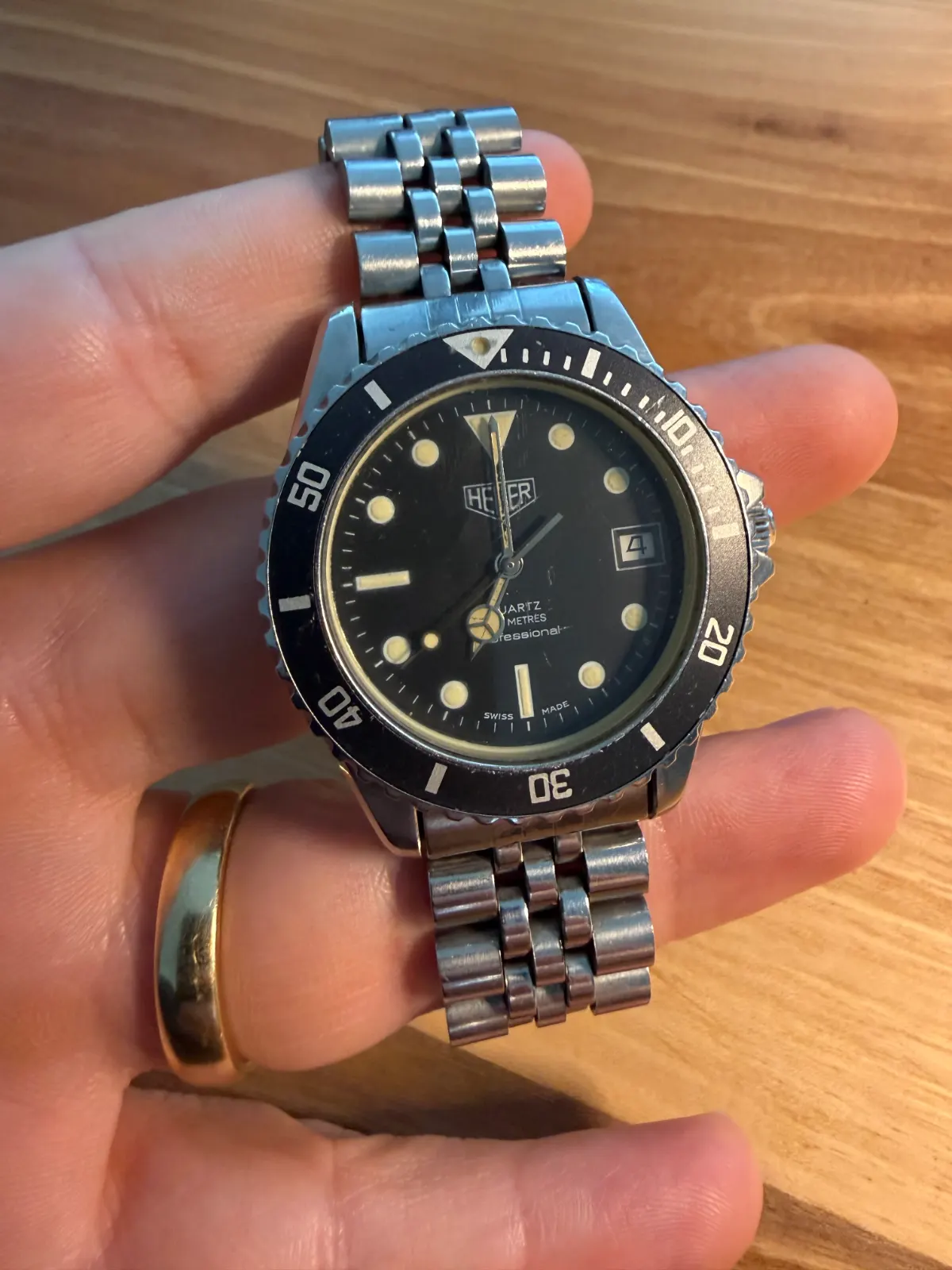 Orologio vintage Heuer 1000 Professional - Ref. 980.013 · Quartz · 20 ATM · 38 mm · Anni ’80 — foto 1