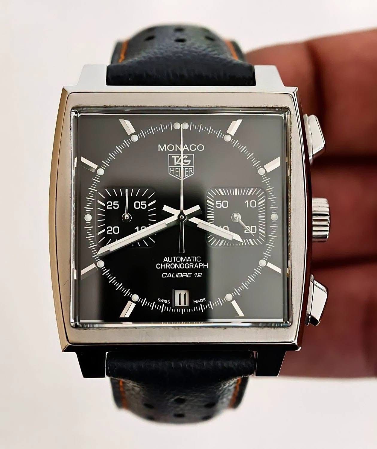 Orologio vintage Tag Heuer Monaco Calibre 12 - CAW2111.FC6183 – Automatico Chronograph – 39 mm – Full Set — foto 1