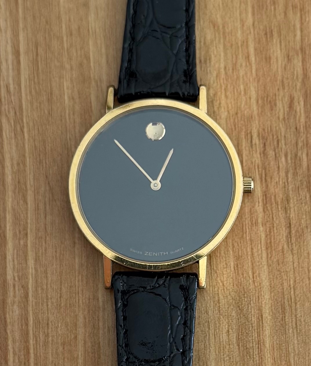 Orologio vintage Zenith Movado Museum Ref. 27.1010.051 – Quartz 31 mm – Circa 1980 — foto 1